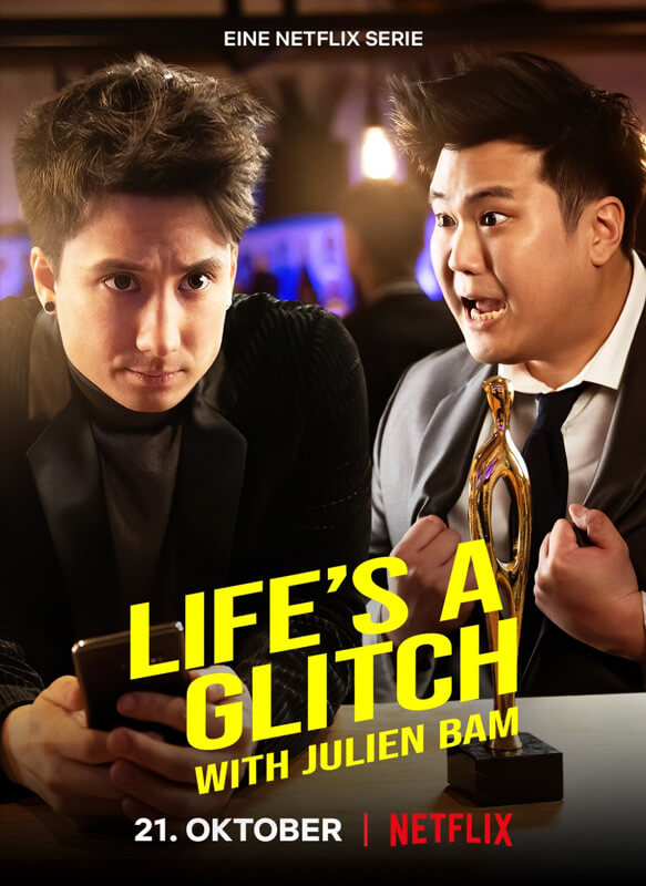 Julien Bam and Joon Kim in the key visual for Life’s a Glitch