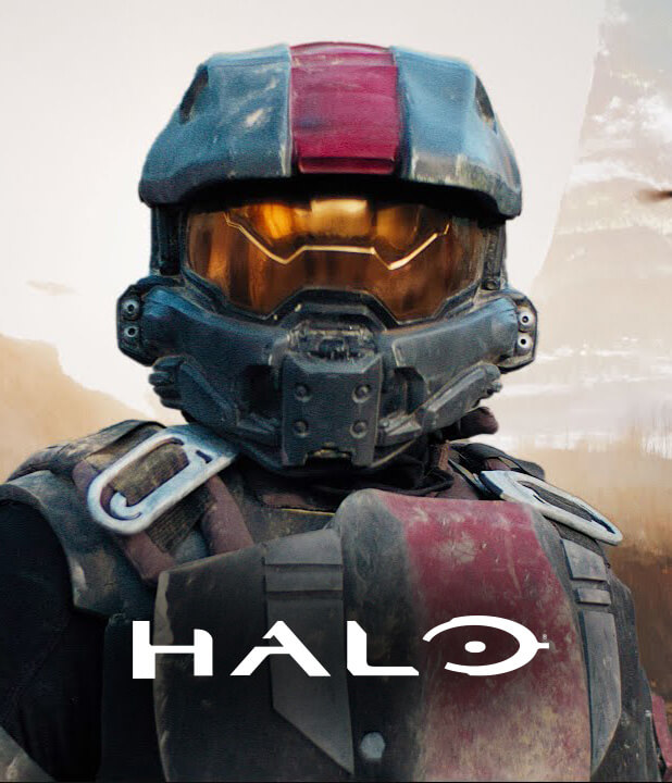 Master Chief with a gold visor in Halo – A Hero’s Journey